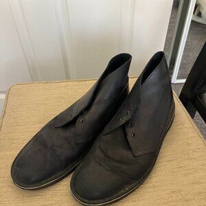 Clarks Desert Boot Black Sz. 10
